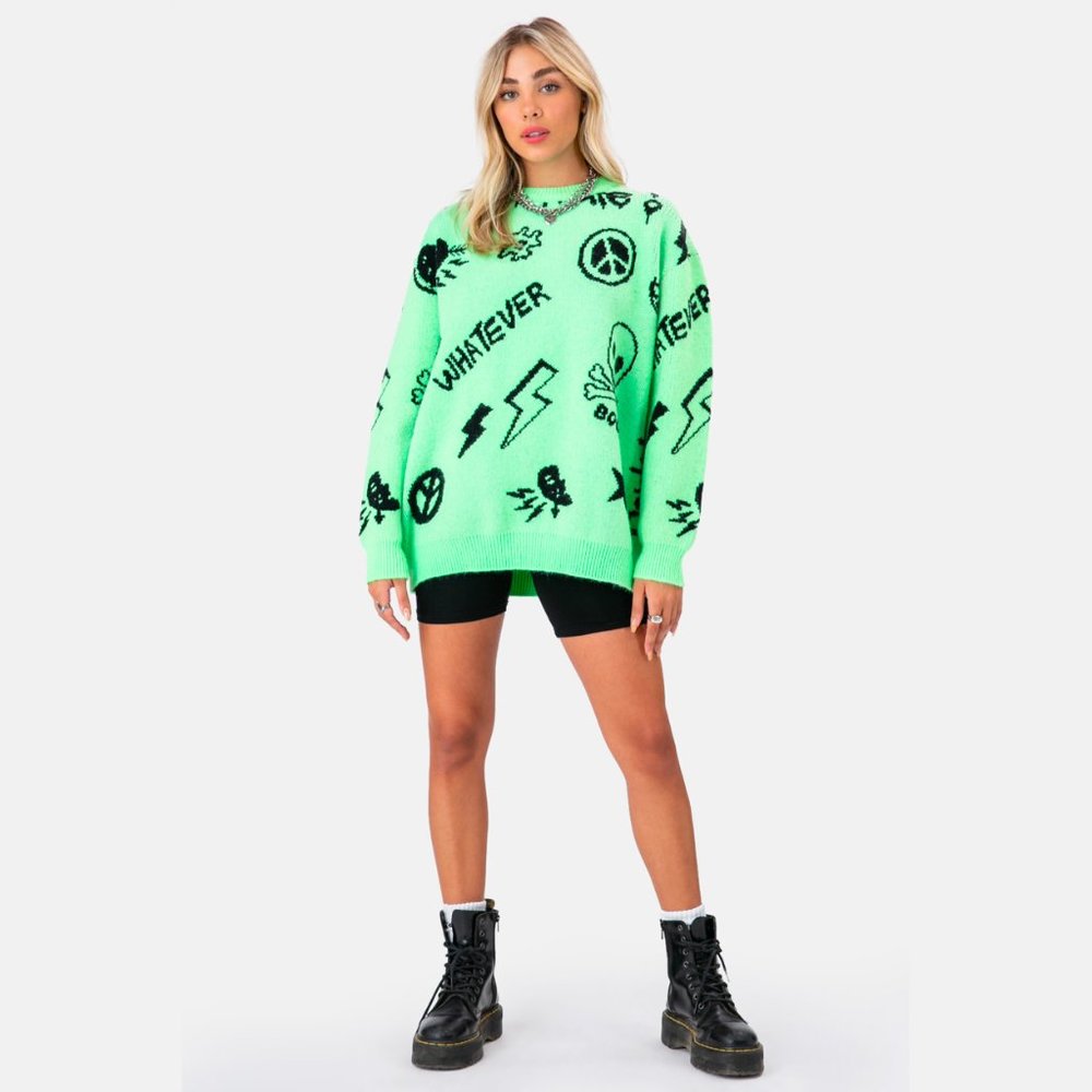 Adika Iconic Oversized Knit Sweater